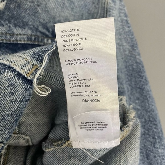 We The Free Ollie Femme Cropped Denim Trucker Jacket Preppy Women’s Cropped M - Picture 13 of 13